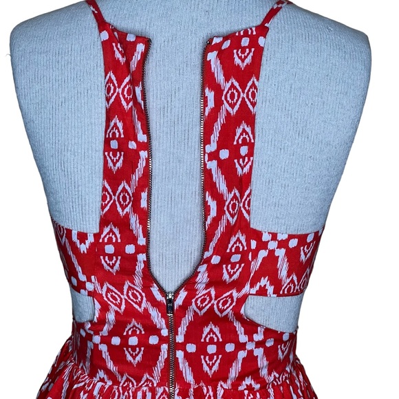 Everly Women’s Racerback Ikat Print Dress With Side & Back Cutouts Small… - Picture 6 of 16